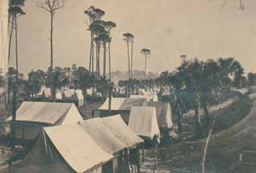 `Camp [at] Folly Island` Photograph