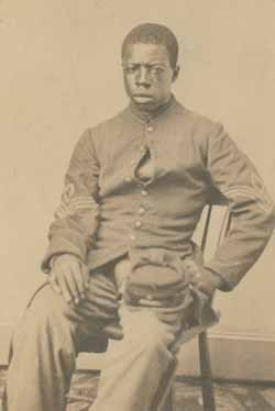 Sergeant James W. Bush Carte de visite