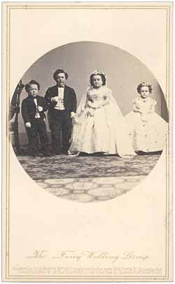 The Fairy Wedding Group Carte de visite