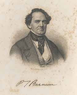 P.T. Barnum Engraving