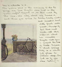 Sarah Gooll Putnam diary 23, part of entry for 1 August 1902, page 118 