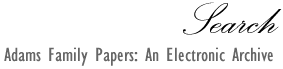 Search Adams Family Papers : An Electronic Archive