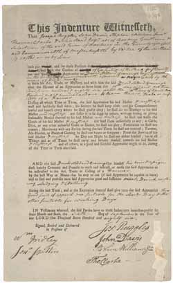 Indenture between David Stoddard Greenough and Dick Morey