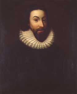 John Winthrop, Governor of Massachusetts-Bay Portrait, oil on canvas