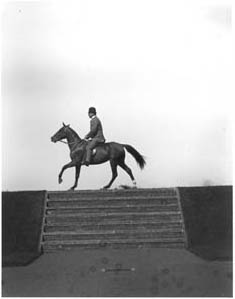 Horseback rider at Keewaydin Photograph