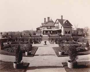 Keewaydin from the sunken garden Photograph