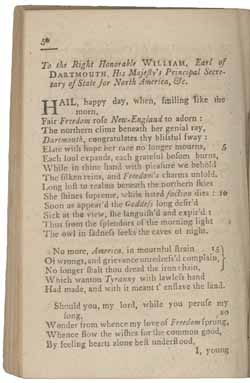 To the Right and Honorable William, Earl of Dartmouth ... 