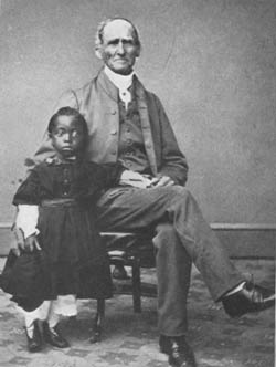 Joseph Carpenter and unidentified African American child Photomechanical, halftone