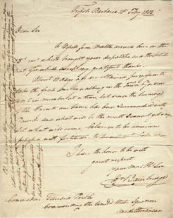 Letter from William Bainbridge to Edward Preble, 18 February 1804 