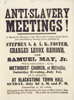 Anti-Slavery Meetings! Broadside