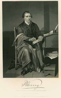 Patrick Henry Engraving