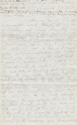 Letter from Samuel Storrow to Lydia Storrow, 24 December 1864 Manuscript