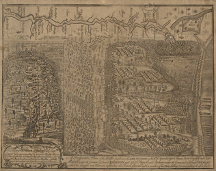 A prospective plan of the battle fought near Lake George Map A prospective plan of the battle fought near Lake George Map