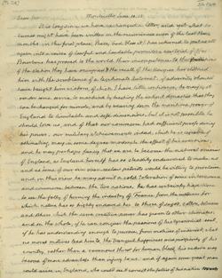 Letter from Thomas Jefferson to John Adams, 10 June 1815 Manuscript