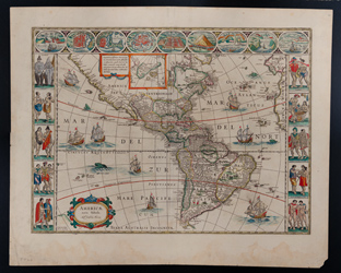 Americae Nova Tabula Map