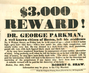 $3,000 Reward! Broadside