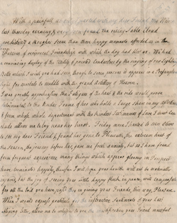 Letter from Hannah Winthrop to Mercy Otis Warren, 23 June [1775] Manuscript