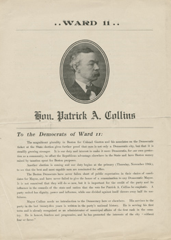 Ward 11. Hon. Patrick A. Collins 