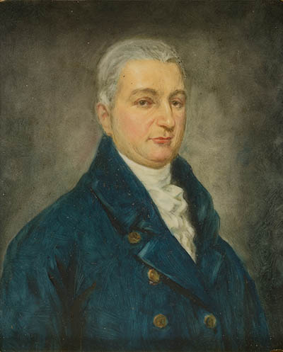 Francis Bayard Winthrop, F.R.S. Miniature portraits, oil on porcelain