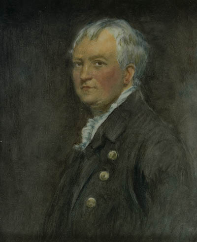 Fitch Rogers Miniature portraits, oil on porcelain