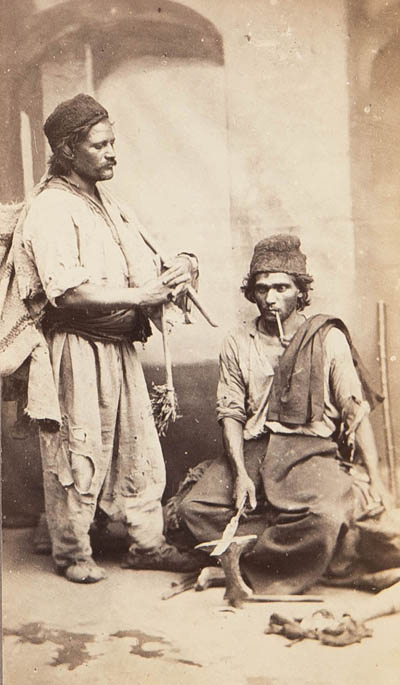 Carte de visite of two Eastern European men Photograph