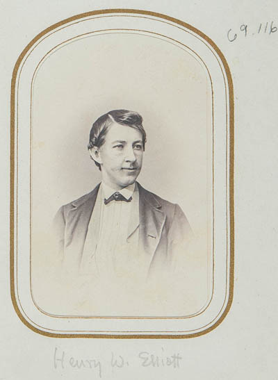 Henry Wood Elliott (1846-1930) Carte de visite