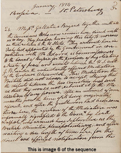 William Steuben Smith diary, 1814 Manuscript