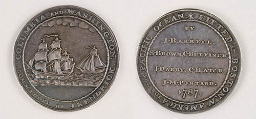 Columbia and Washington medal Silver medal