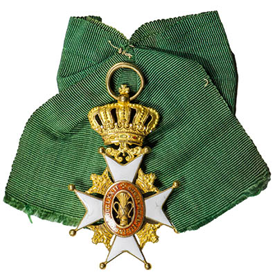 Royal Order of Vasa, Kingdom of Sweden and Norway, Chevalier, 1863 Gilt medal Royal Order of Vasa, Kingdom of Sweden and Norway, Chevalier, 1863 Gilt medal