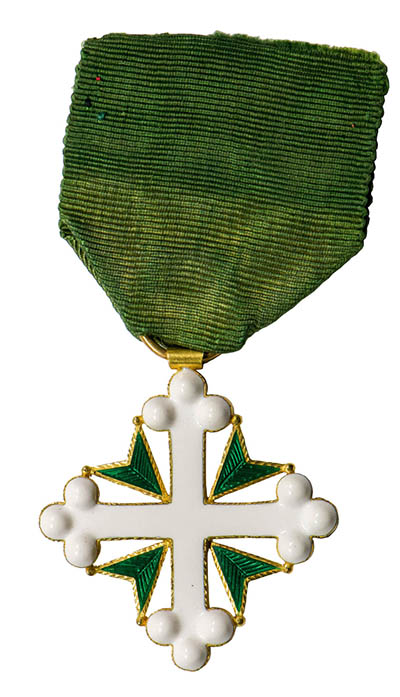 Holy Military Order of Saints Maurice and Lazarus, Chevalier, Fifth Class, 1857 Gilt medal Holy Military Order of Saints Maurice and Lazarus, Chevalier, Fifth Class, 1857 Gilt medal