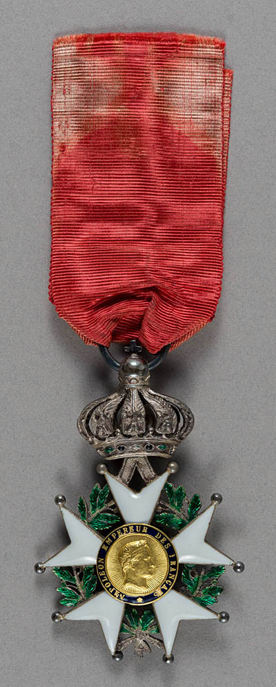 Ordre national de la Légion d’honneur, Chevalier, Second Empire, 1855 Silver medal Ordre national de la Légion d’honneur, Chevalier, Second Empire, 1855 Silver medal
