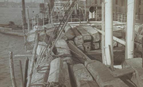 Deck load, Elswick Tower Lantern slide