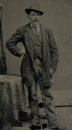 Unidentified man Tintype