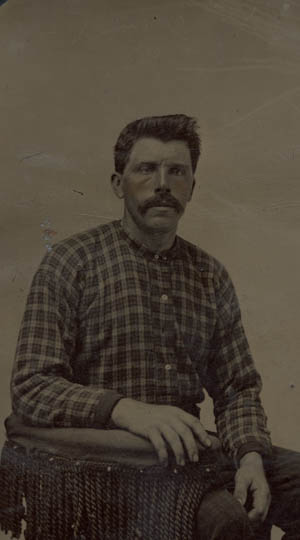 Unidentified man Tintype