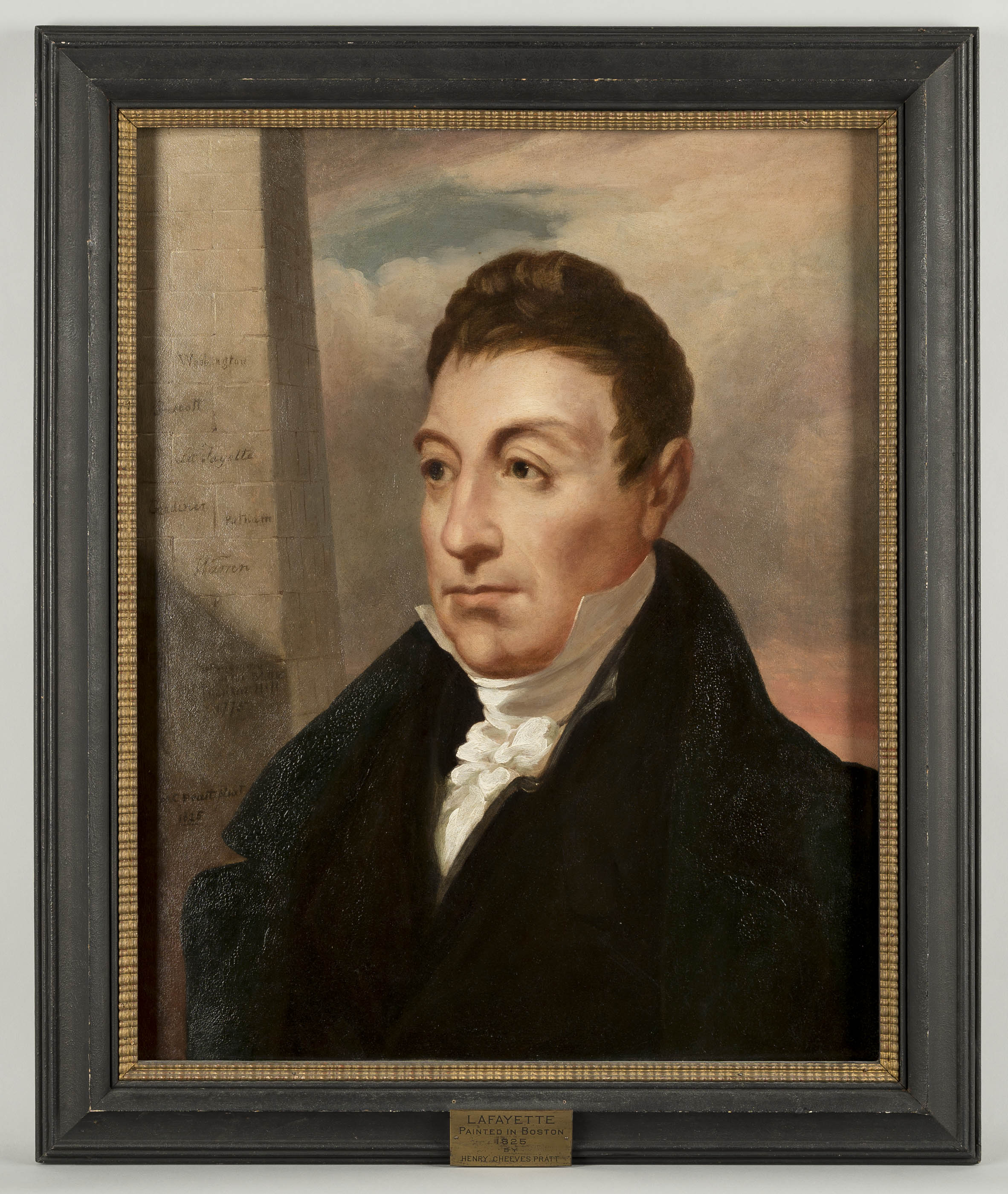 Gilbert du Motier, marquis de Lafayette. Portrait by Henry Cheever Pratt.