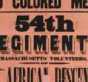 Recruiting poster for the Massachusetts 54th regiment