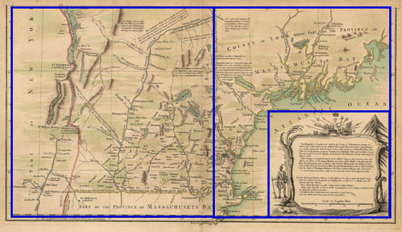 new hampshire colony map Map Of New Hampshire 1761 new hampshire colony map